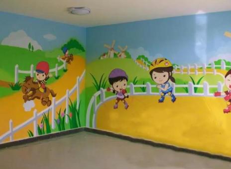 射洪幼儿园墙体彩绘制作流程及注意事项