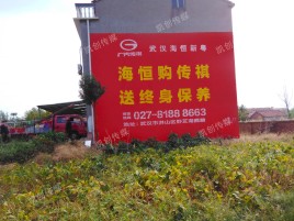 射洪农村墙体广告给农村人民带来方便