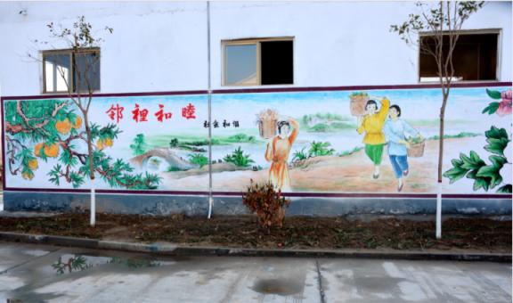 射洪乡镇文化墙 乡风文明焕发新活力