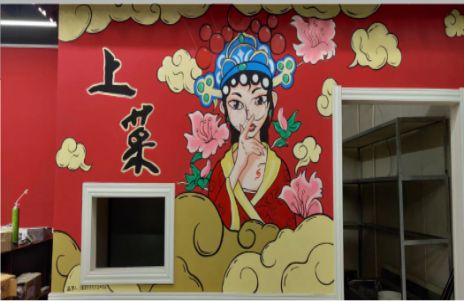 射洪墙体彩绘的发展和应用
