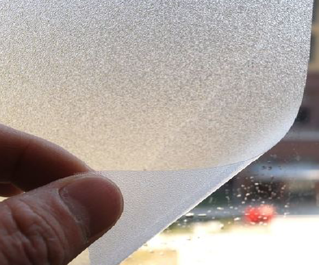 射洪玻璃门外面粘广告用什么材料好？